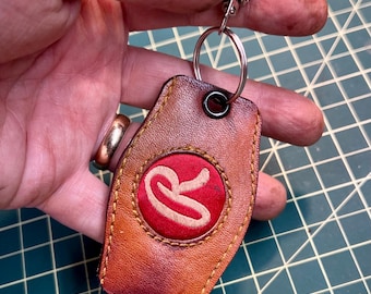 Leather Keychain repurposed from a Rawlings Baseball Glove
