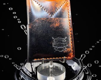 Rocado Cordovan Leather Four Pocket Minimalist Wallet