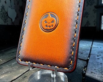 Leather Minimalist Pumpkin Wallet for 2026