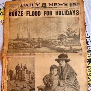 Prohibition News Clippings, Daily News, November 1922 (EP-A046)