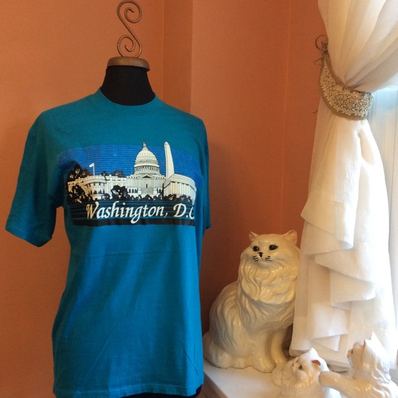 Vintage Tshirt, 80s T-shirt, Washington DC, Touris