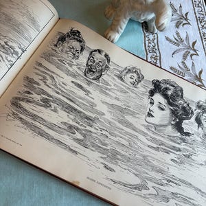 Antique Print Art Book, Gibson Book II, 1907, The art of Charles Dana Gibson (BK-A136)
