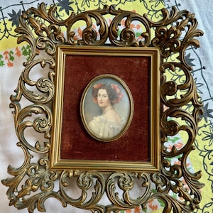 Vintage Cameo Art, Auguste Strobl (1807-1871) Made by Joseph Steiler 1950s (AR-A668)