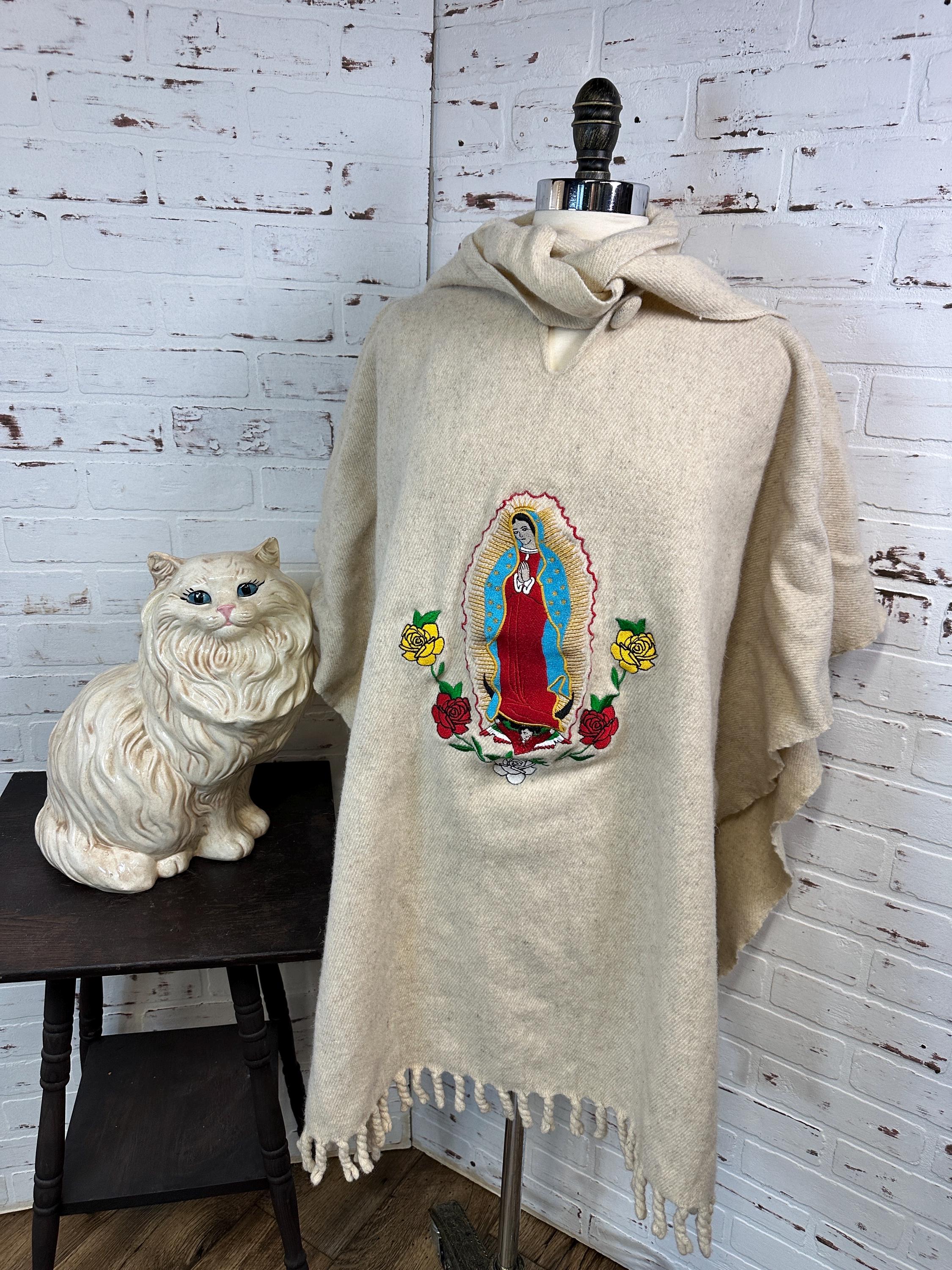 70s Mexican Poncho - Etsy