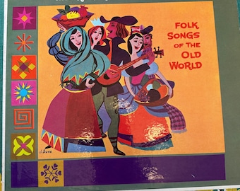 Disque vintage, 1956, The Roger Wagner Chorale, Volume 2, Folk Songs of the Old World (CO-A042)