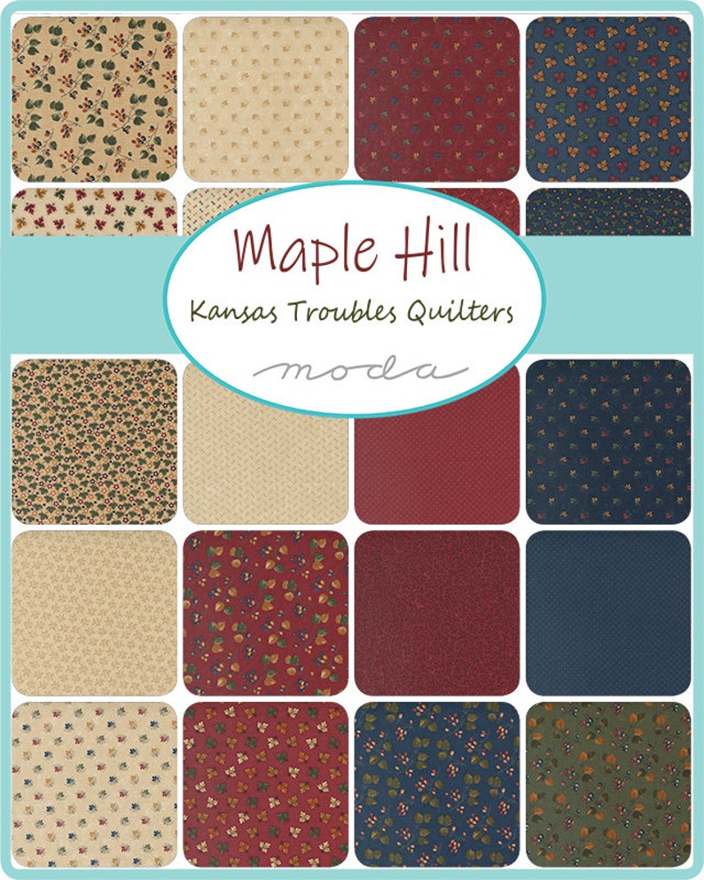 Moda Kansas Troubles Maple Hill New Release Etsy