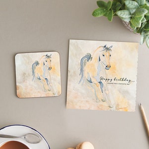 Joyeux anniversaire – vous souhaitant une carte de jour fantastique + ensemble cadeau coaster