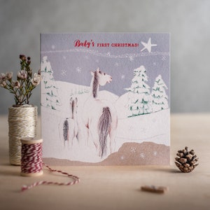 Premier Noël de bébé.