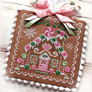 Holiday Gingerbread Christmas Cross Stitch PDF Chart