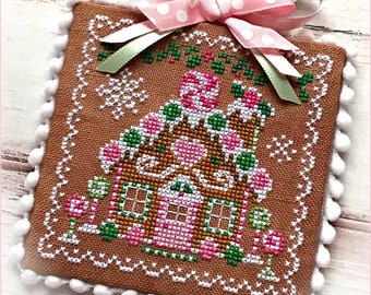 Holiday Gingerbread Christmas Cross Stitch PDF Chart