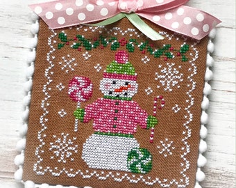 Holiday Frost Christmas Cross Stitch PDF chart