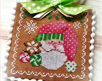 Holiday Kringle Christmas Cross Stitch PDF chart
