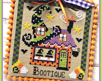 BOOville Bootique Halloween Cross Stitch PDF chart