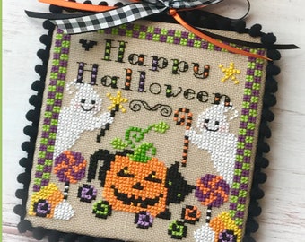 BOOville Happy Halloween Cross Stitch PDF chart