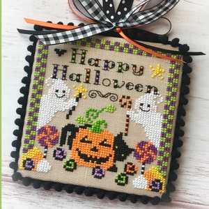 BOOville Happy Halloween Cross Stitch PDF chart