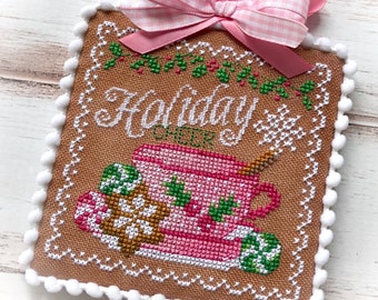 Holiday Cheers Christmas Cross Stitch PDF chart