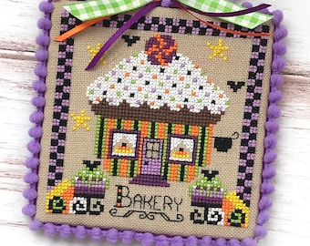 BOOville Bakery Halloween Cross Stitch PDF chart