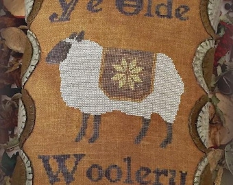 Ye Olde Woolery Cross Stitch PDF chart