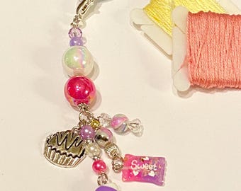 Sugar Stitches Original Beaded Scissor Fob