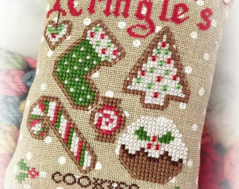 Kringle's Cookies Christmas Cross Stitch PDF Digital  Pattern