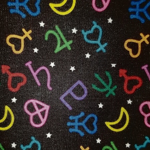 Sailor Moon  20in X 20in Fat Quarter Piece  Polyester Cotton Fabric