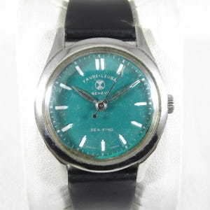Original FAVRE-LEUBA Genève Sea King Hand-Winding Swiss Made Pre-owned Men&#39;s Vintage Watch #C603