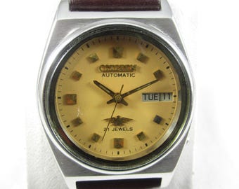 Original Vintage CITIZEN 21 Jewels Automatic Day Date Japan Made