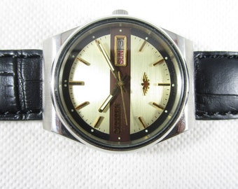 Original Vintage CITIZEN 8200 21 Jewels Automatic Day-Date Japan Made Watch# Z816