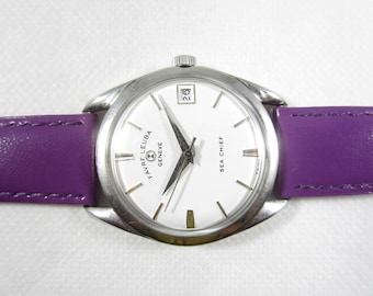FAVRE-LEUBA GENEVE SEACHIEF 手巻き腕時計 A3280 1960s Favre-Leuba Sea Chief - HODINKEE Shop