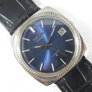 Original SEIKO Automatic 17 Jewels  DATE Japanese Wrist Vintage Watch# X861