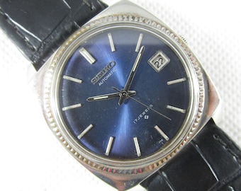 Vintage Seiko 5 7005-7052 Automatic Watch Mens 17 jewels Date - Etsy Polska