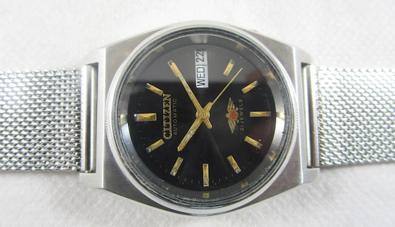 Original CITIZEN 21 JEWELS Day-date Automatic Japan Made Wrist