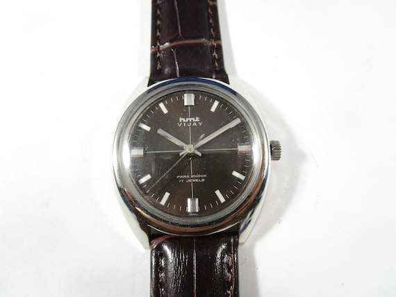 Original Vintage HMT VIJAY Parashock 17 Jewels Hand winding Pre