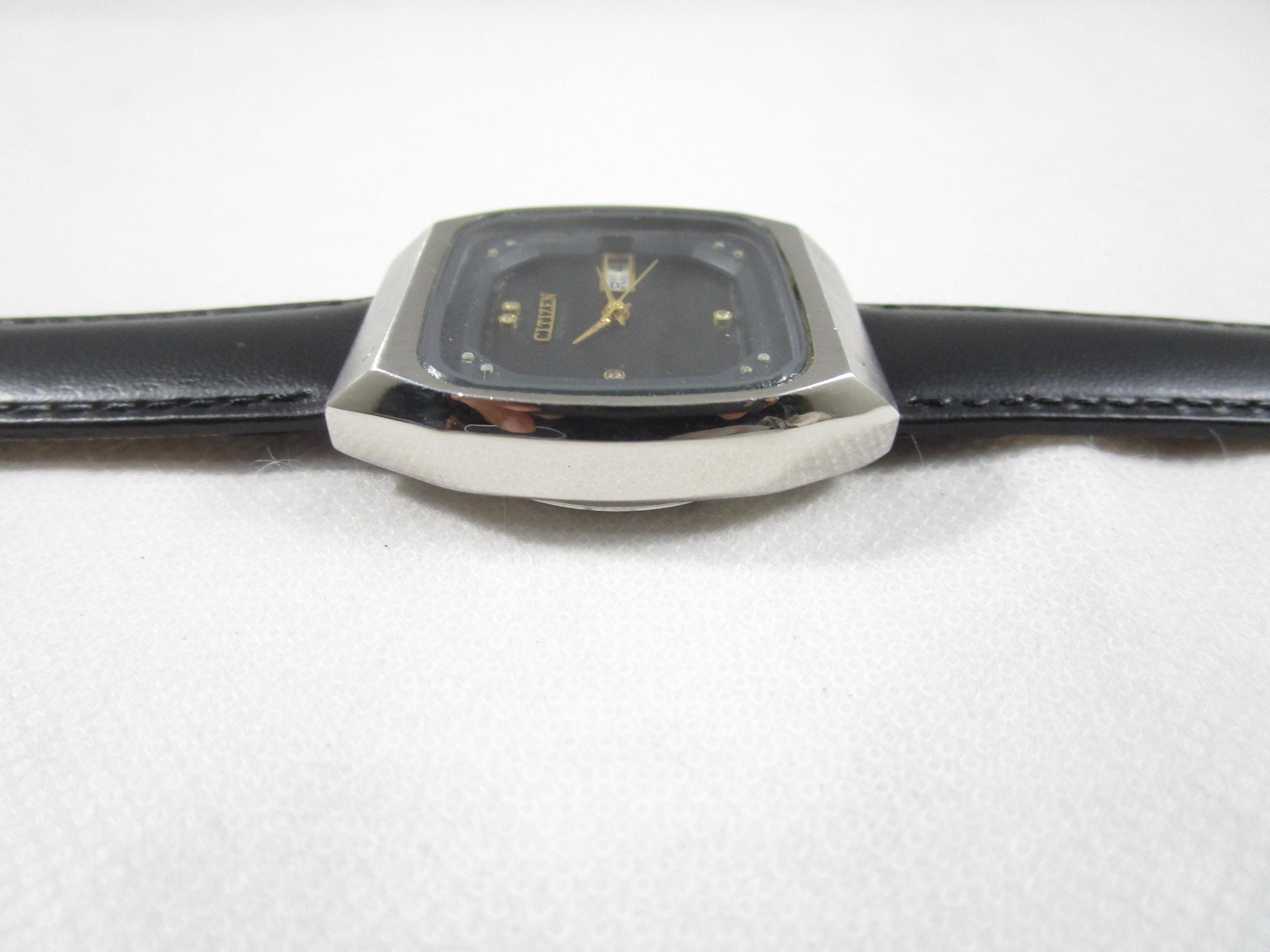 Vintage CITIZEN 21 Jewels Automatic Day Date Japan Made Watch