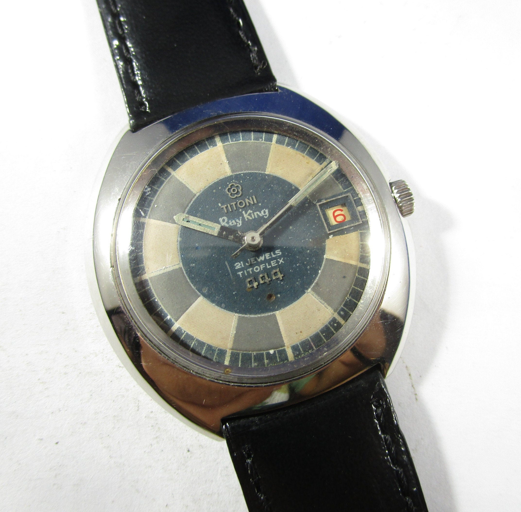 Titoni Ray King 444 Manual Winding Swiss Watch Etsy