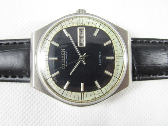 Original Vintage CITIZEN 21jewels Automatic Day-date Japan Made