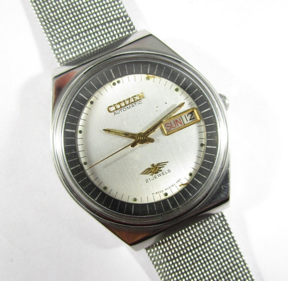 Original CITIZEN 21 JEWELS Day-date Automatic Japan Made Wrist