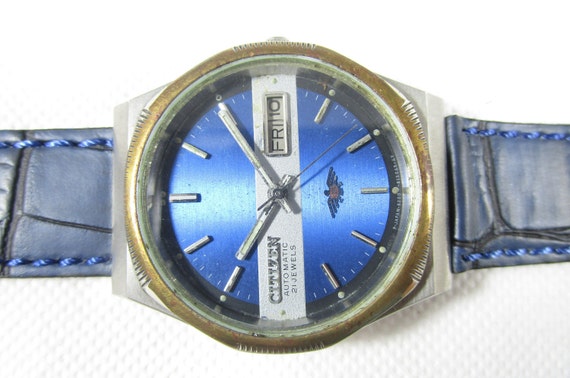 Original Vintage CITIZEN 21 Jewels Automatic Day Date Japan Made