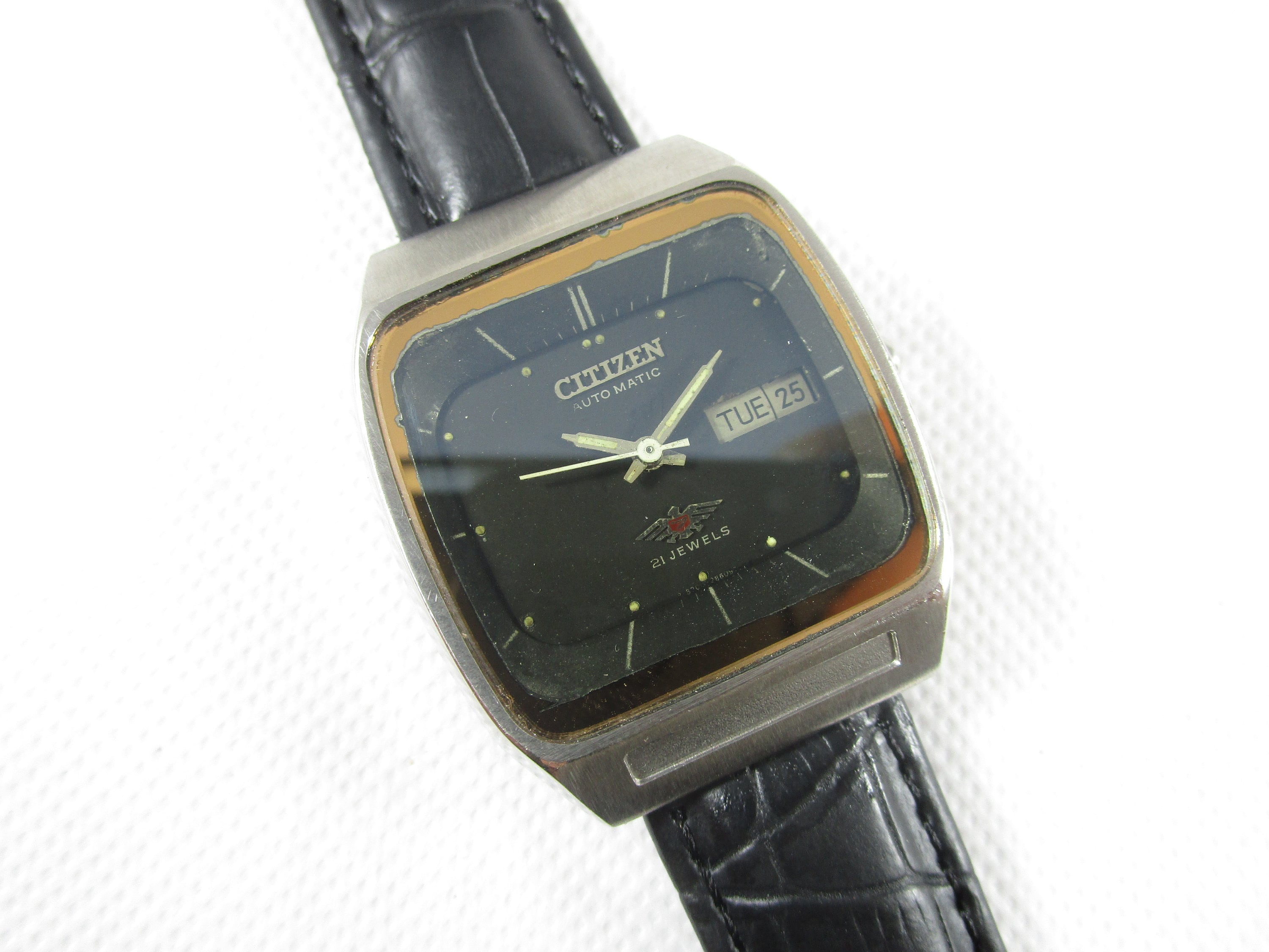 【美品】CITIZEN EAGLE 7 自動巻 スイープセコンド 21石 希少 1974年製 美品/稼働]CITIZEN シチズン イーグルセブン