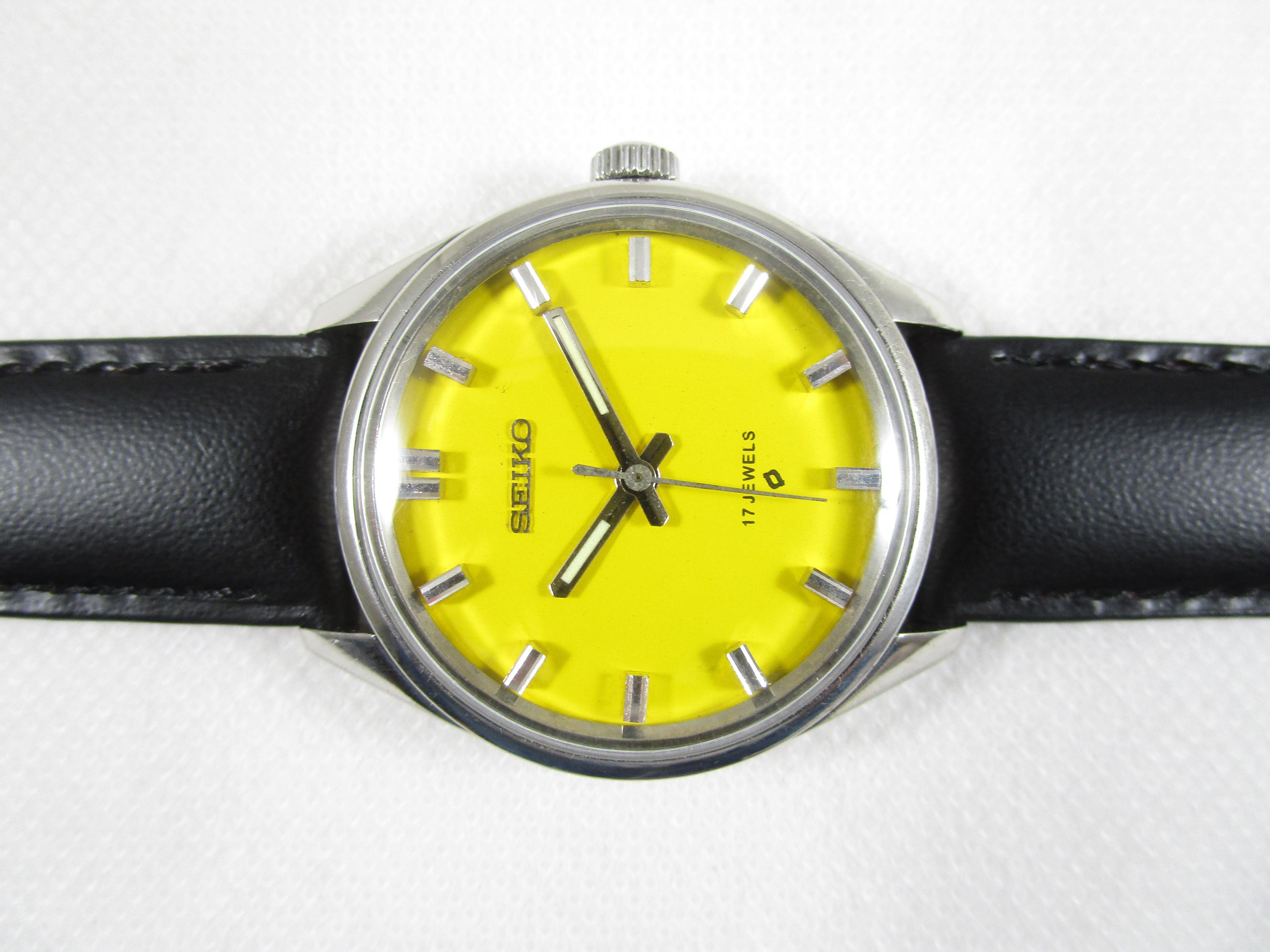 ヴィンテージ セイコー 17 ジュエル 手巻き 日本製 腕時計 #C447