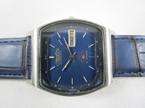 Original Vintage CITIZEN 21 Jewels 8200 Automatic Day-date Japan