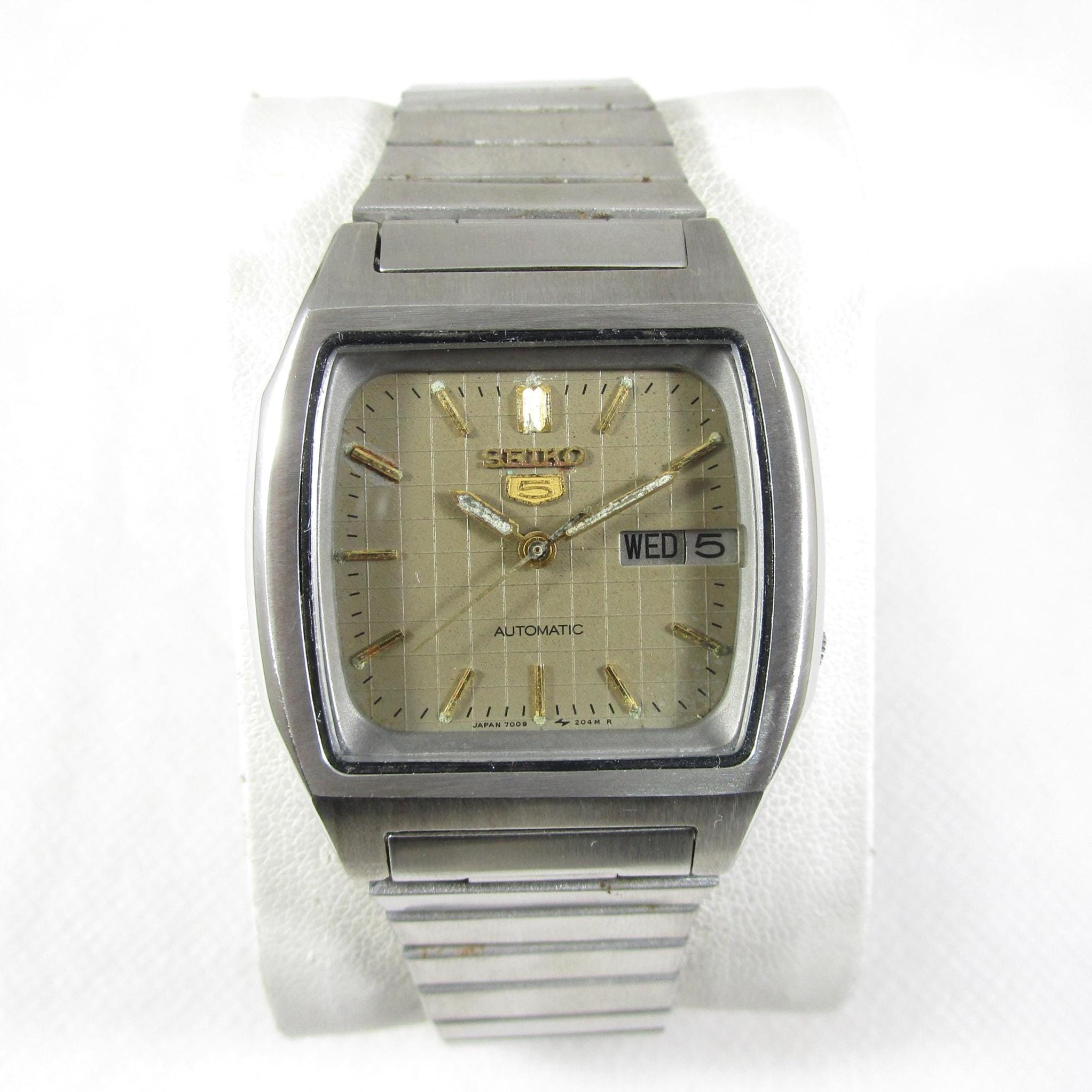 あ*き様 SEIKO　5、7009-5860、中古（要本文参照) SEIKO 5、7009-5860、中古（要本文参照) - Seiko 5 7009 - Etsy 日本