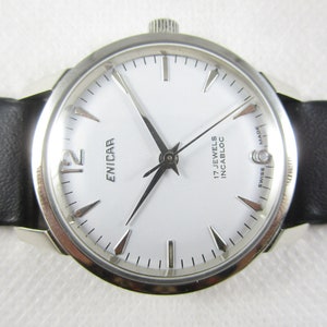 ENICAR Incabloc 17 JEWELS Swiss Made Winding Vintage Watch #B102