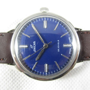ENICAR STAR JEWELS Swiss Made Winding Vintage Watch #Z342