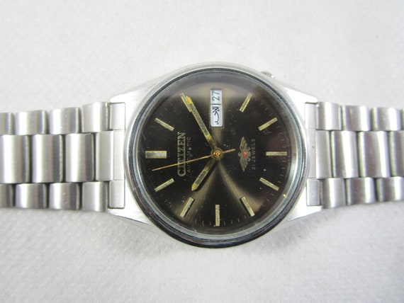Vintage CITIZEN 21 Jewels Automatic Day Date Japanese Wrist Gent's Vintage CITIZEN 21 Jewels Automatic Day Date Japanese Wrist Gent's