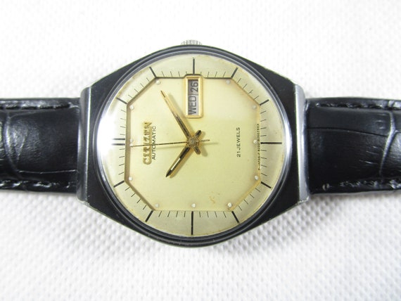 Original Vintage CITIZEN 21 Jewels Automatic Day Date Japan  display picture 1