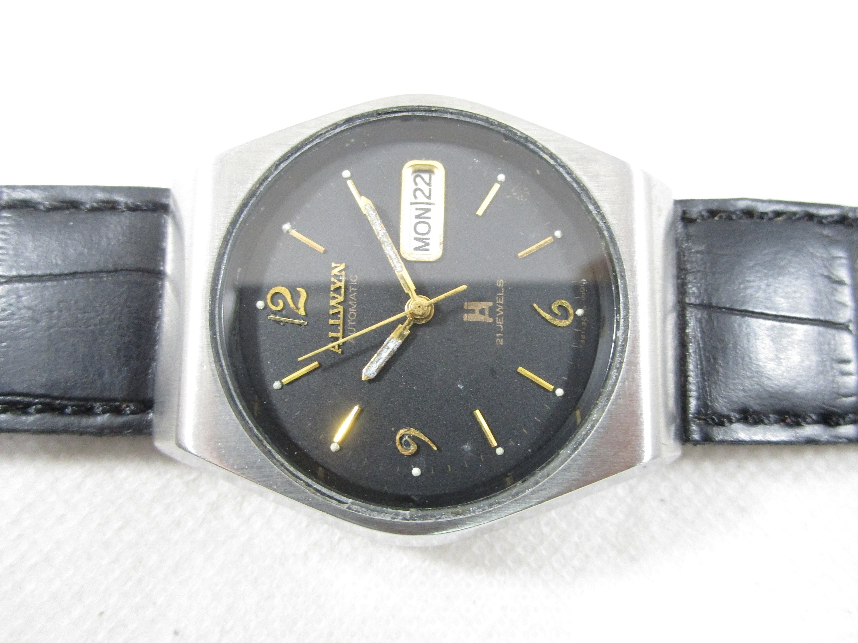 Original ALLWYN 21 Jewels Automatic Day-date Japanese Wrist Gent's ...