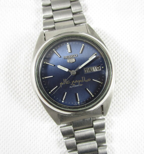 Original VINTAGE SEIKO 5 DayDate 7009 Automatic Japa… Gem