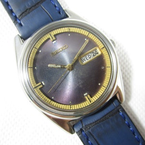 Original SEIKO 5 Automatic Day Date Japanese Wrist Vintage Watch# X973