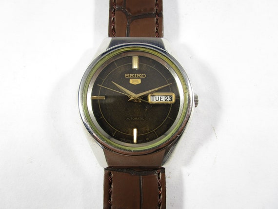 Seiko 5 Original SEIKO 6309 Automatic Day Date Antique Rare - Etsy